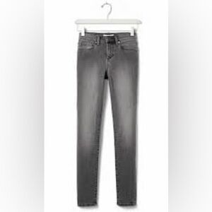 Banana Republic Gray Wash Skinny Jeans 31 Short Stretch Denim Petite Neutral